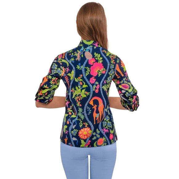 Gretchen Scott Designs Forget Me Knot Top-Jungle
Symphony - Picture 2 of 11